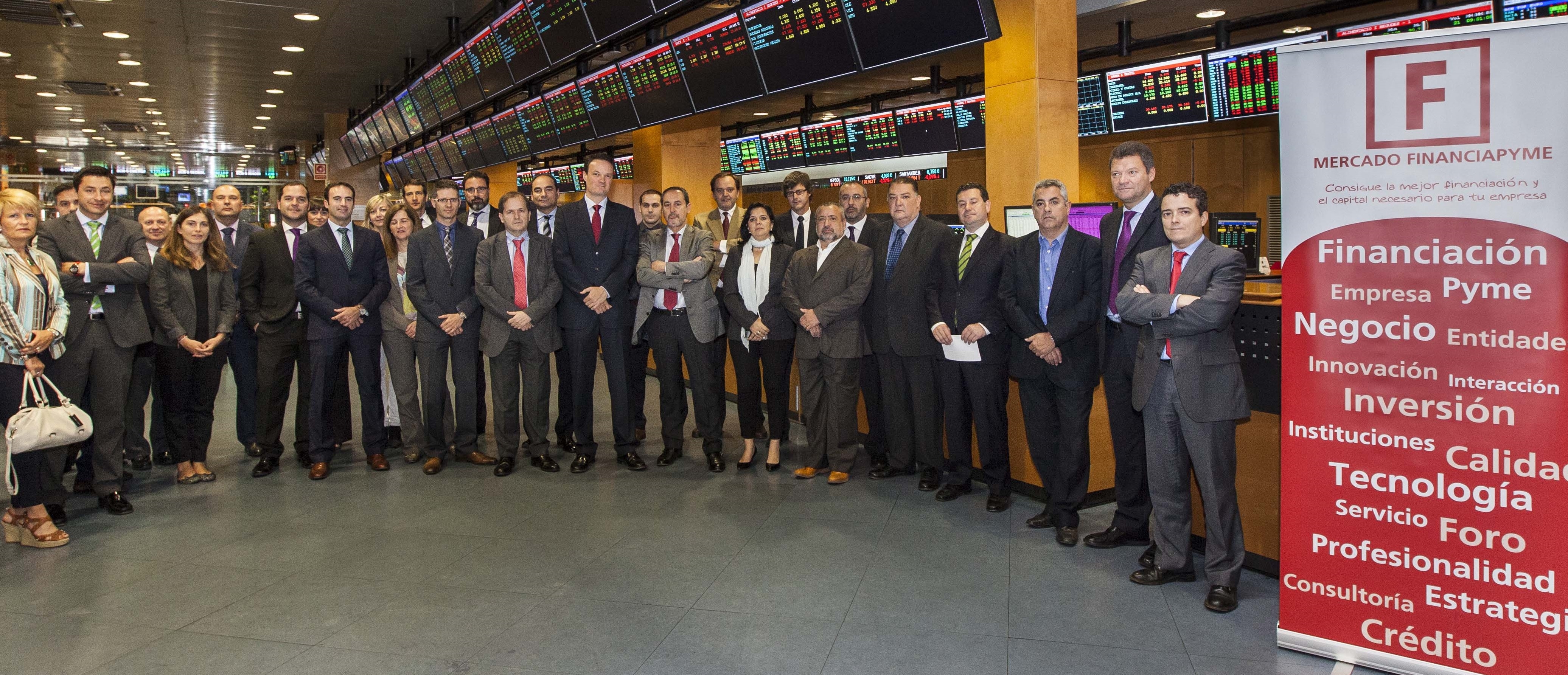 Mercado Financiapyme 21 de maig a la Borsa de Barcelona.